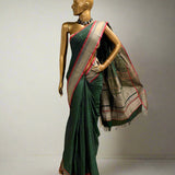 Micro dots kanchi cotton saree