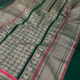 Micro dots kanchi cotton saree
