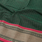 Micro dots kanchi cotton saree