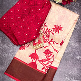 Maya floral vine saree