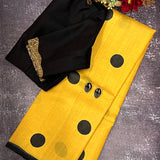 Veena polka tussar saree