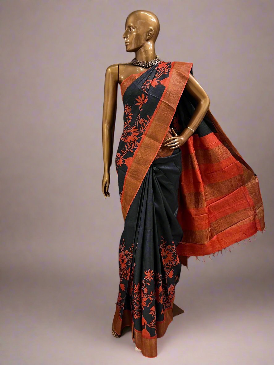 Maya floral vine saree