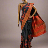 Maya floral vine saree