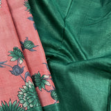 Veena chrysanthemum tussar saree