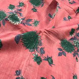 Veena chrysanthemum tussar saree