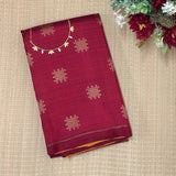 Vera Kolam Motif Kanchipuram Silk Saree