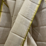 Madhura microchecked kanchi organza saree