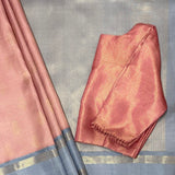 Sumangala Zari Checks Kanchipuram Silk Saree