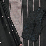 Vera Black Thread woven Kanchipuram Silk Saree