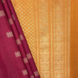 Vera Kolam Motif Kanchipuram Silk Saree
