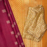 Vera Kolam Motif Kanchipuram Silk Saree