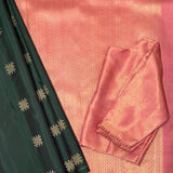 Vera Kolam Motif Kanchipuram Silk Saree