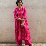 Jugal Sweet Checks Silk Kurta Set