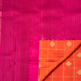 Charita kolam kanchipuram silk saree