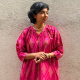 Jugal Sweet Checks Silk Kurta Set