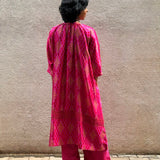 Jugal Sweet Checks Silk Kurta Set