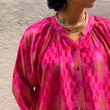 Jugal Sweet Checks Silk Kurta Set