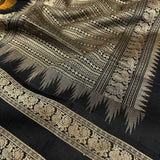 Iniya kalamkari saree with silk border