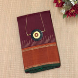 Vera Mahogany Kanchipuram Silk Saree