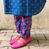 Jugal Polka Silk Kurta Set