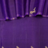 Vera Violet Deer Kanchipuram Silk Saree