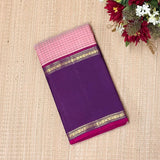 Charita Berry Mist Kanchipuram Silk Saree