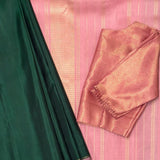Lavanyam contrast kanchipuram silk saree