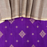 Ranya checked organza korvai kanchipuram silk saree