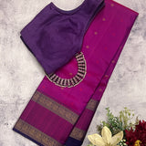 Kimaya intricate border silk saree