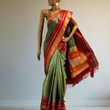 Kimaya rudraksh long border silk saree