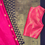 Ranya mayil chakram kanchipuram silk saree