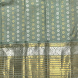 Sumangala Mint Frost Kanchipuram Silk Saree