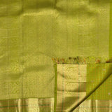 Charita Pistachio Glow Kanchipuram Silk Saree