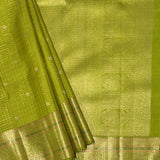 Charita Pistachio Glow Kanchipuram Silk Saree
