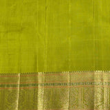 Charita Pistachio Glow Kanchipuram Silk Saree