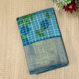 Mila Blue Gelato Kanchipuram Silk Saree