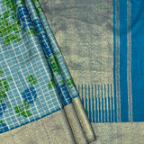 Mila Blue Gelato Kanchipuram Silk Saree