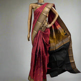 Kimaya checked motif silk saree