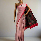 Veena striped tussar saree