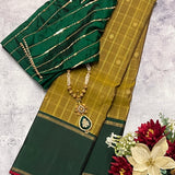 Charita rudraksham kanchipuram silk saree