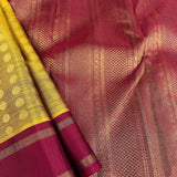 Meera polka dot kanchipuram silk saree