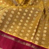 Meera polka dot kanchipuram silk saree