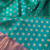 Sumangala meenakari Kanchipuram silk saree