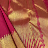 Temple border kanchipuram silk saree