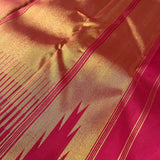 Temple border kanchipuram silk saree