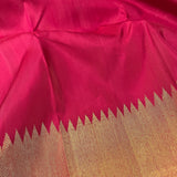 Temple border kanchipuram silk saree