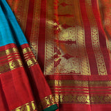 Mohana rudraksham kanchipuram silk saree