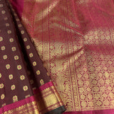 Sumangala meenakari Kanchipuram silk saree