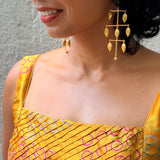 Silver Cardamom Danglers