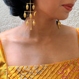 Silver Cardamom Danglers